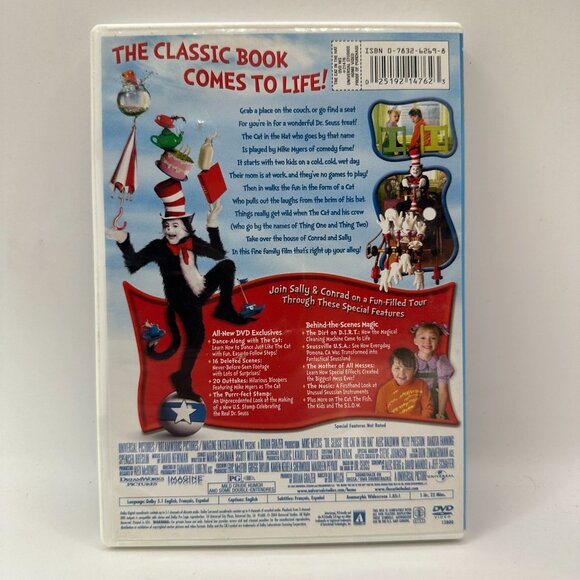 Dr. Seuss' The Cat In The Hat DVD - Picture 2 of 3